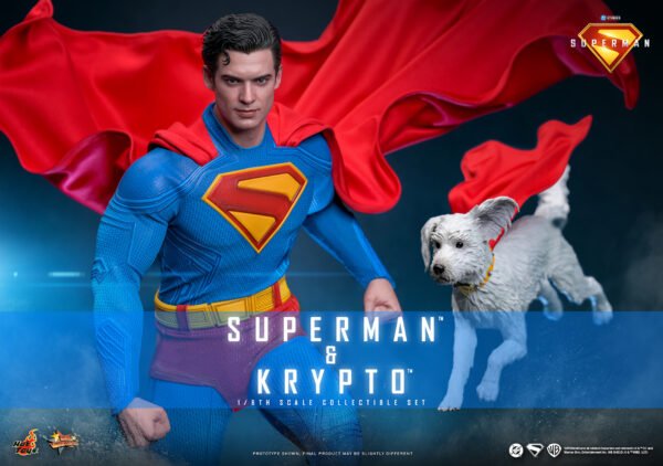 Superman & Krypto Hot Toys figure Set